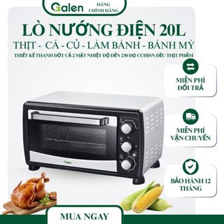 Lò Nướng Điện Công Suất 700W - 1400W, Dung Tích 11 Lít - 20 Lít Dùng Để Nướng Gà, Nướng Thịt, Nướng Bánh, Nướng Rau Củ