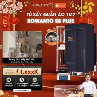  Tủ sấy quần áo siêu tốc ROWANTO S6+ 1m5 đa năng công suất 1550W khử khuẩn ION âm 3 mùi hương thơm 