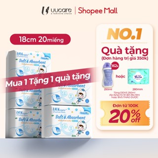   Combo 2 5 gói  Băng Vệ Sinh UUcare Young Girl Hàng Ngày 18cm 20 Miếng Gói mềm mại 