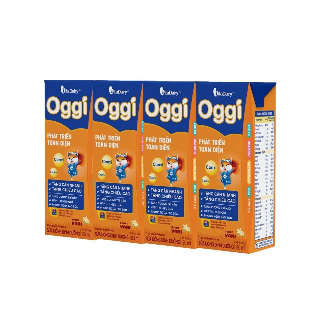 Oggi Vitadairy 110ml - Sữa bột pha sẵn dinh dưỡng cho bé
