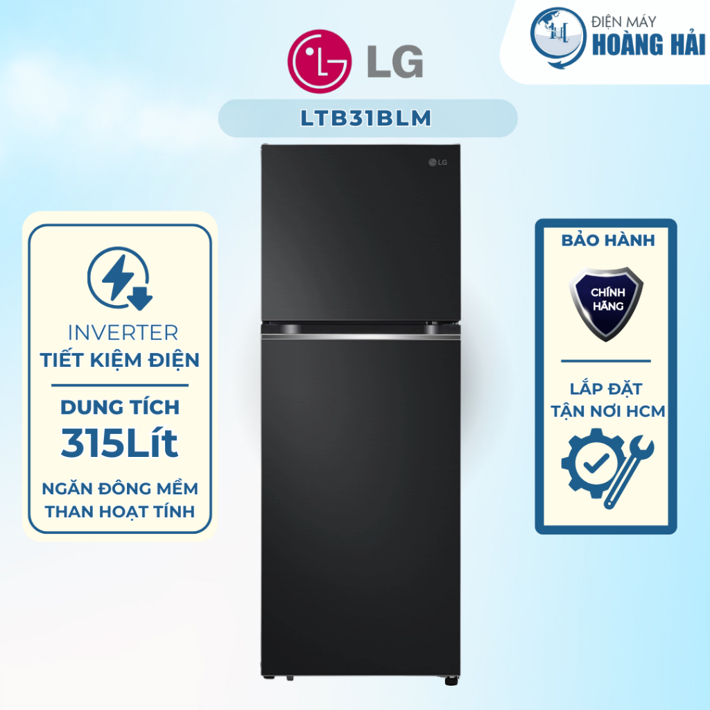 LTB31BLM | Tủ lạnh LG Inverter 315 lít LTB31BLM - Hàng chính hãng