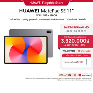  Máy tính bảng HUAWEI MatePad SE 11”| Thiết Kế Kim Loại Nguyên Khối||Màn Hình HUAWEI FullView 11" Thoải Mái Cho Mắt 