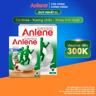  Combo 1 hộp Sữa Bột Anlene Gold Movepro Hương Vanilla 1,2Kg + 1 hộp Sữa Bột Anlene hương Cà phê hộp 310g 
