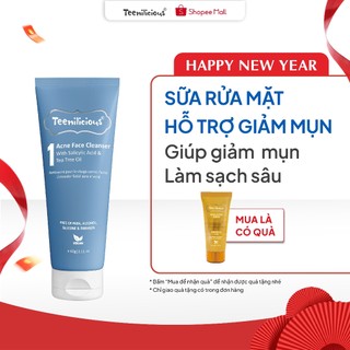  Sữa Rửa Mặt Teenilicious Acne Face Cleanser Hỗ Trợ Giảm Mụn Làm Sạch Sâu Phù Hợp Da Dầu Mụn & Nhạy Cảm 60g 