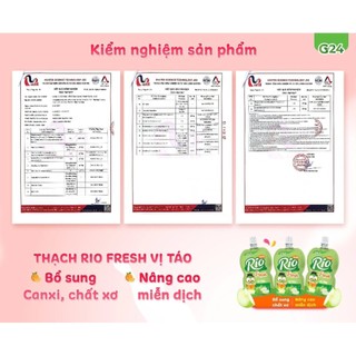 MẪU MỚI (MIX 3 VỊ) Thạch  Rio Fesh G24 ( 1 thùng 6 hộp - 36 gói)