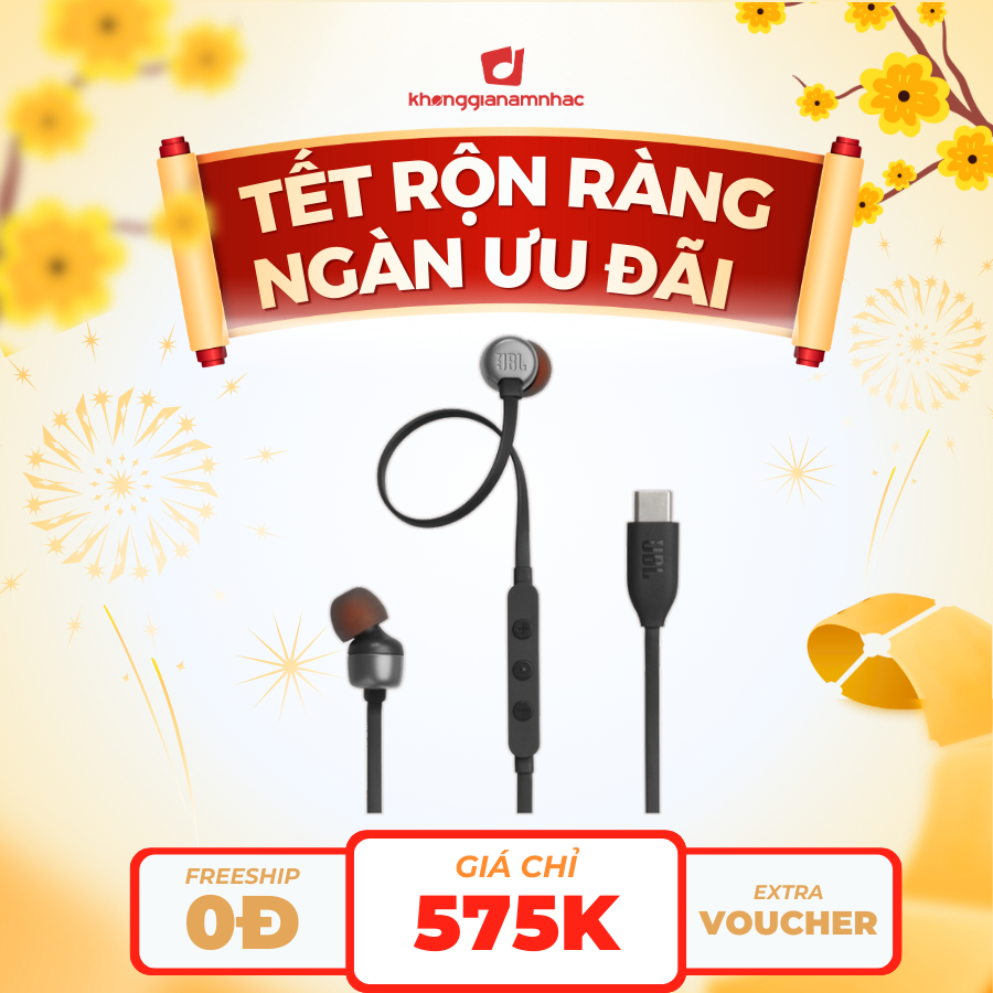 Tai Nghe Có Dây Nhét Tai JBL Tune 310C USB - Chính Hãng PGI