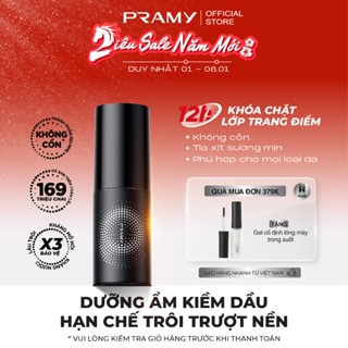  PRAMY Xịt Cố Định Lớp Nền Khóa Chặt Makeup Lâu Trôi Kiểm Soát Dầu Phù Hợp Cho Da Dầu 30ml 