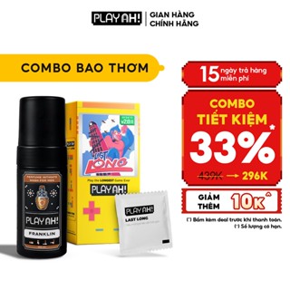  Bao Cao Su PlayAh Last Long Siêu Mỏng Kéo Dài Thời Gian Quan Hệ Hộp 10 size 52mm 