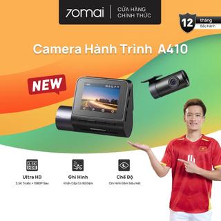  Camera hành trình 70mai A410 2.5K HDR ghi hình 2 mắt trước sau siêu nét giám sát đỗ xe 24h 