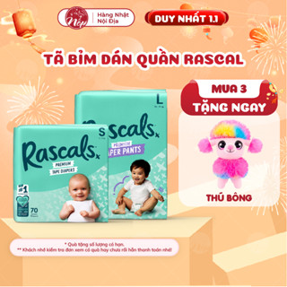   HCM  Tã bỉm dán quần Rascal + Friends size M58 L52 XL46 XXL40 Hàng chính hãng - nepshop1 
