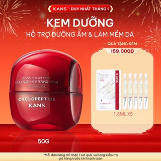  Kem Dưỡng Phục Hồi Chống Lão Hóa Kans Polypeptide Collagen Softening 50g Giúp Da Săn Chắc Trắng Sáng 