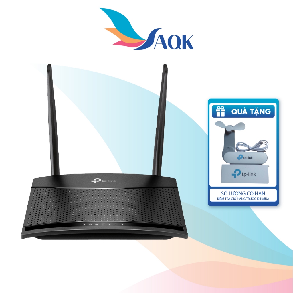 Router Wifi 4G LTE TP-Link chuẩn N 300Mbps TL-MR100 - Hàng chính hãng