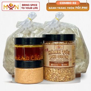  Combo 1KG Bánh Tráng Muối Sặc Trộn Tỏi Phi: Bánh Tráng Rìa Tỏi Phi Sa Tế Muối Nhuyễn | COMBO 02 