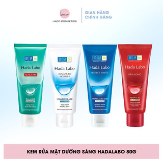  Sữa Rửa Mặt Hada Labo Advanced Nourish   Perfect White   Acne Care   Pro Anti Aging Cleanser 80g 