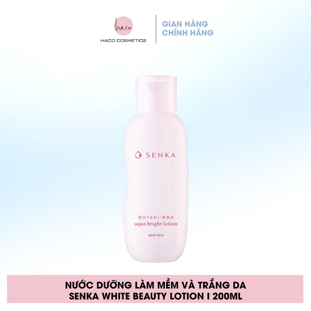 Nước dưỡng làm mềm và trắng da Senka White Beauty Lotion I 200ml