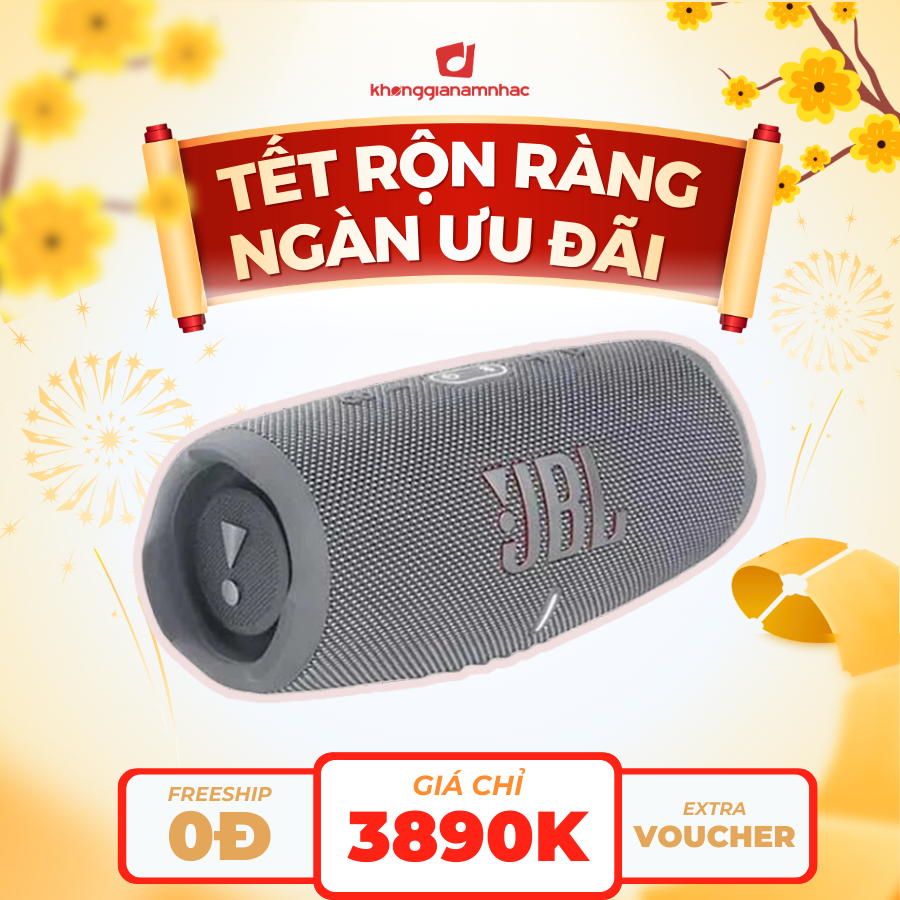[FLASH SALE] Loa Bluetooth JBL Charge 5 - Chính Hãng PGI