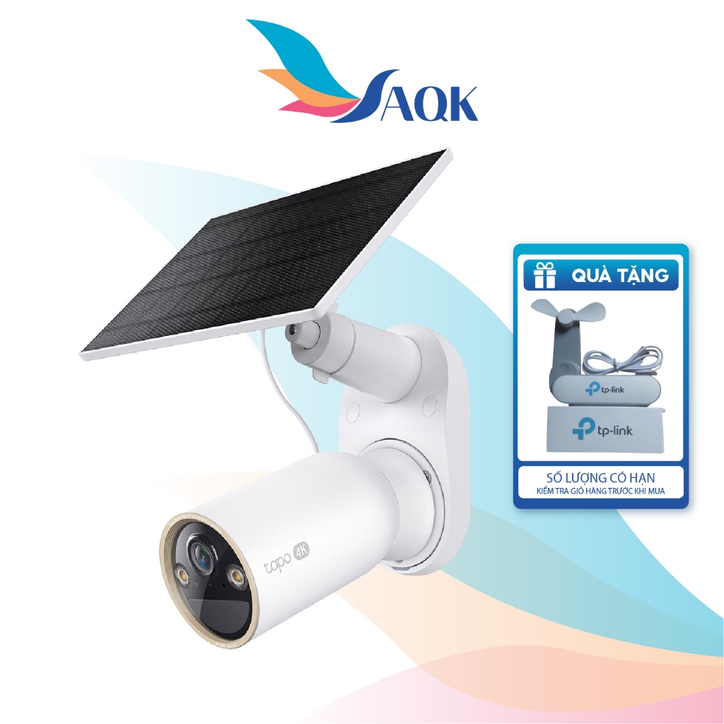 Camera an ninh năng lượng mặt trời TP-Link Tapo AI Kit Solar-Powered Security C460 KIT - Hàng chính 