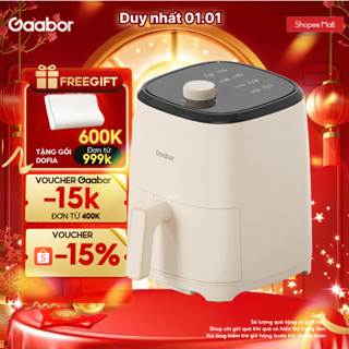  Nồi chiên không dầu 4L Gaabor AF40M-WH01A 1400W chống dính khí nóng đối lưu dễ sử dụng một núm xoay 