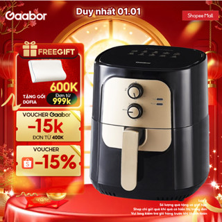  Nồi chiên không dầu GAABOR 6.5 lít AF65M-BK01A dung tích lớn công suất mạnh 1400W nồi chiên đa năng 