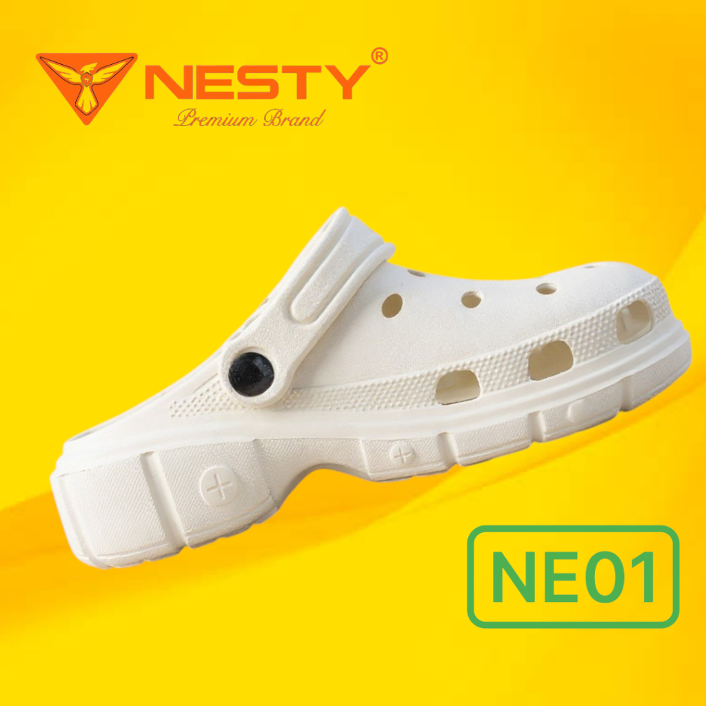 [NE01 -Tặng10 Sticker] Dép Sục đúc nguyên khối Nam Nữ NESTY EVA Siêu Nhẹ - Chống Trượt, có size cho cả gia đình