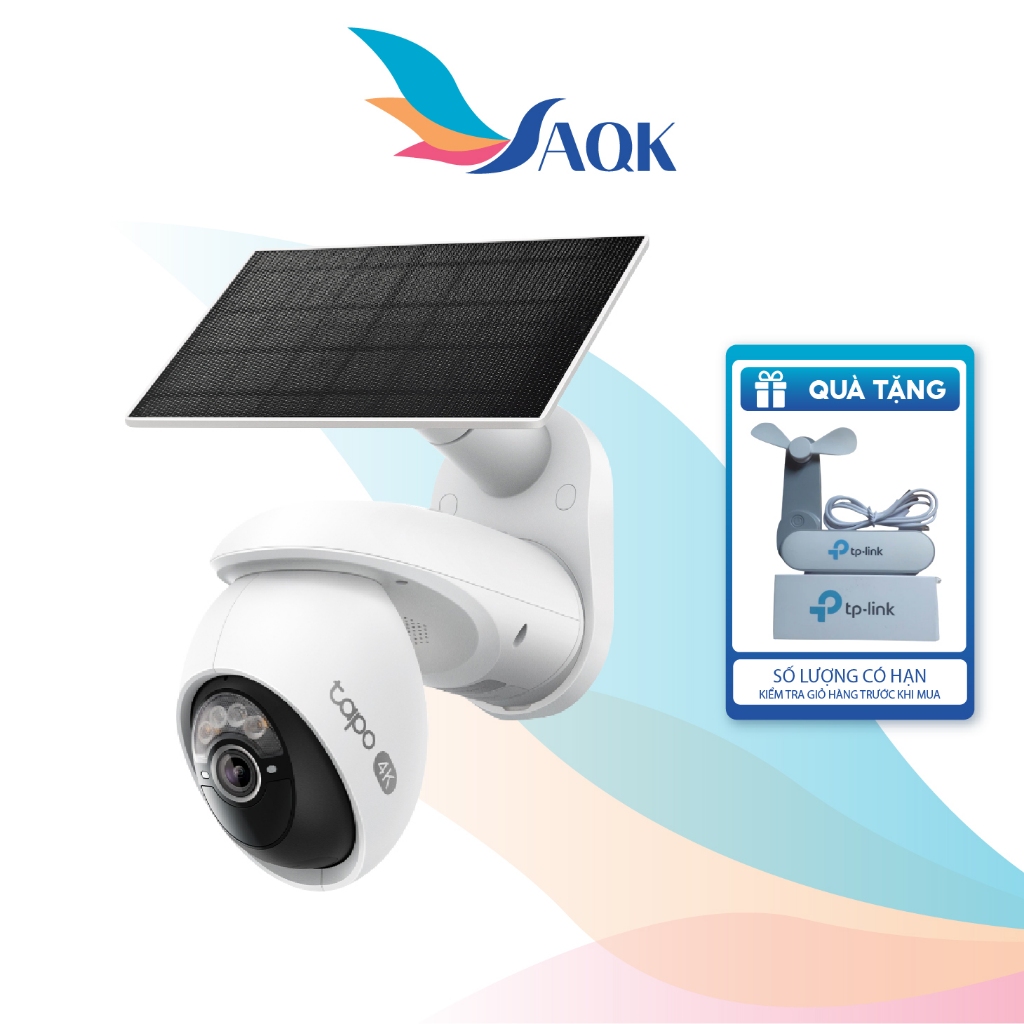 Camera an ninh năng lượng mặt trời TP-Link Tapo AI Kit Solar-Powered Security C660 KIT - Hàng chính 