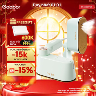  Bàn ủi hơi nước cầm tay Gaabor HM-M01A 2in1 thích hợp cho mọi loại vải bàn là cầm tay bàn ủi hơi nước dung tích lớn 