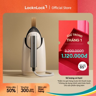  Bàn ủi hơi nước LocknLock Garment steamer ENI218IVY 220-240V 50-60Hz 1370-1630W Dung tích 800ml - Màu ngà 