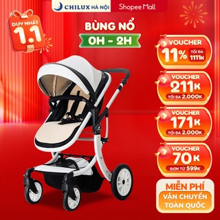  Xe đẩy nôi cao cấp Chilux S1.9 - Đa năng tiện lợi cho bé bảo hành 3 năm chính hãng 
