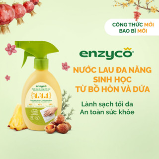  Nước Lau Đa Năng Sinh Học ENZYCO 265ml - Chiết Xuất Bồ Hòn và Enzyme Dứa 