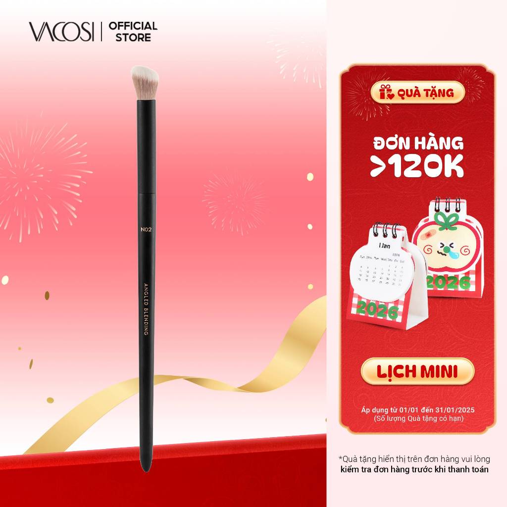  Cọ khối mũi đầu tròn VACOSI - N02-Y24 