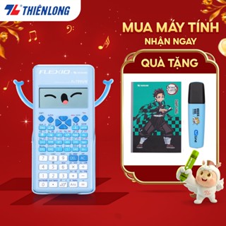  Máy tính cầm tay Flexio Fx799VN Thiên Long - Máy tính bỏ túi chính hãng cho học sinh sinh viên 