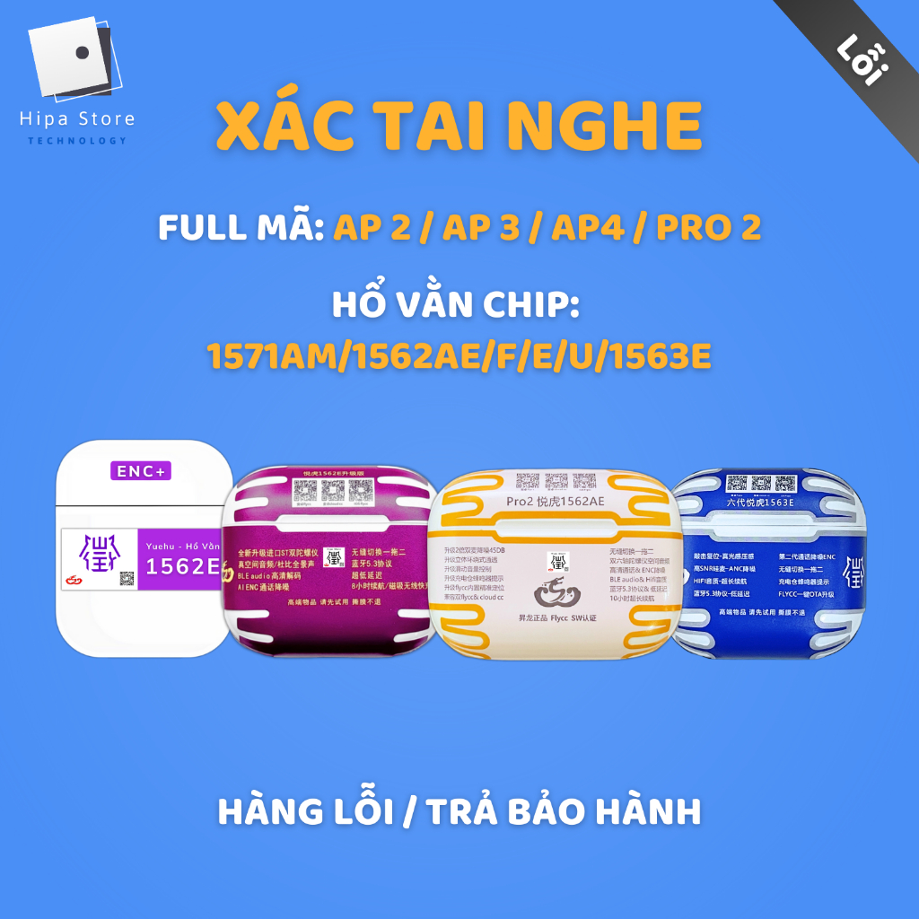 [ Hàng Lỗi ] Xác Tai Nghe Hổ Vằn 1563E/1562AE/1562E/F/U, Tai Nghe Lỗi, Hỏng Thanh Lý