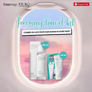  Bộ 2 sản phẩm Kem Dưỡng Cấp Nước Phục Hồi Freemay 30ML Nước hoa hồng thuần chay Freemay 100ml 
