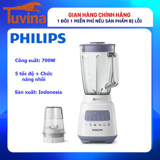 Máy xay sinh tố đa năng philips hr2221 700w | 2 cối | xay đá, xay hạt | bảo hành 24 tháng