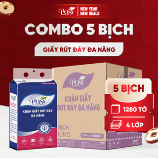   DEAL HOT  KHĂN GIẤY TREO TƯỜNG POSY thùng 5 bịch - ƯU ĐÃI CHỈ CÓ TẠI LIVESTREAM 