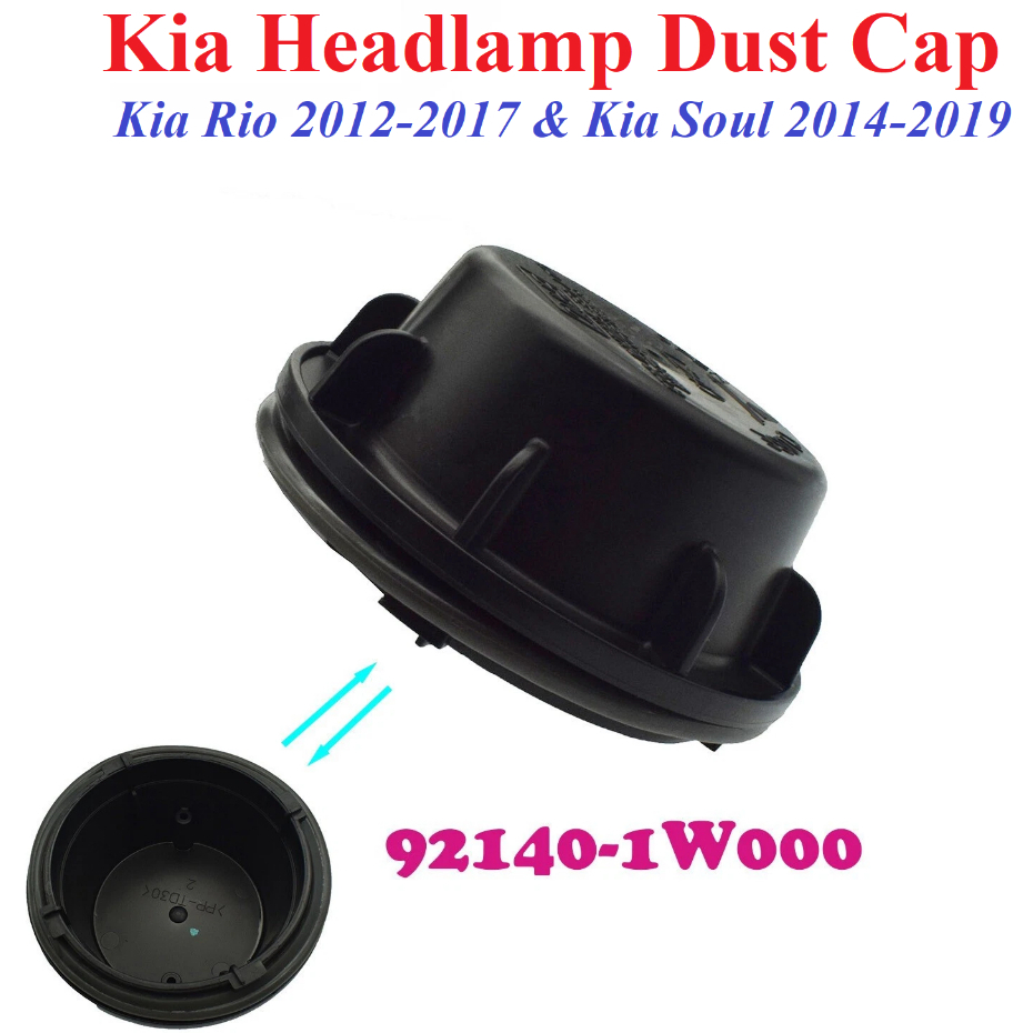 Nắp chụp đuôi đèn pha xe KIA RIO & KIA SOUL -Dòng 4 chấu (Mã phụ tùng: 92140-1W000)