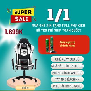  Ghế Gaming Công Thái Học Extreme Zero V1 Chịu Lực Tốt Cơ Chế Ngả 180 Độ Tạo Cảm Giác Thoải Mái Ổn Định 