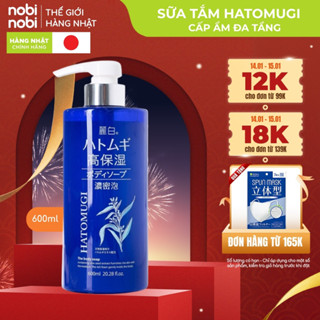  Chính hãng  Sữa Tắm Reihaku Hatomugi Dưỡng Ẩm và Làm Sáng Da loại 600ml 