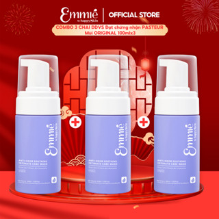  COMBO 3 Chai Dung dịch Vệ Sinh Original Happyskin Anti-Odor Soothing Intimate Care Wash Đạt chứng nhận PASTEUR 100mlx3 