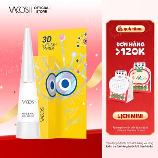  Keo Dán Mi Giả VACOSI Phiên Bản Ngọc Trai 8mL - Eyelash 3D Primer 
