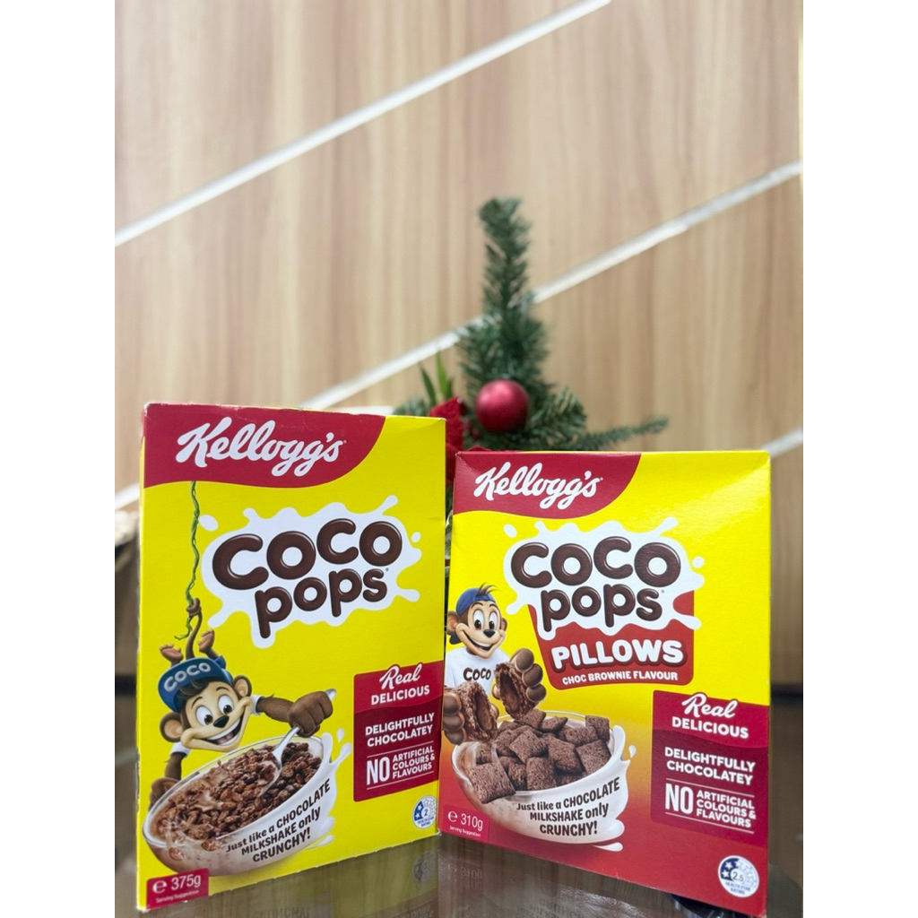 Ngũ cốc Kellogg’s Coco Pops & Coco Pops Pillows – socola giòn thơm, ăn là mê
