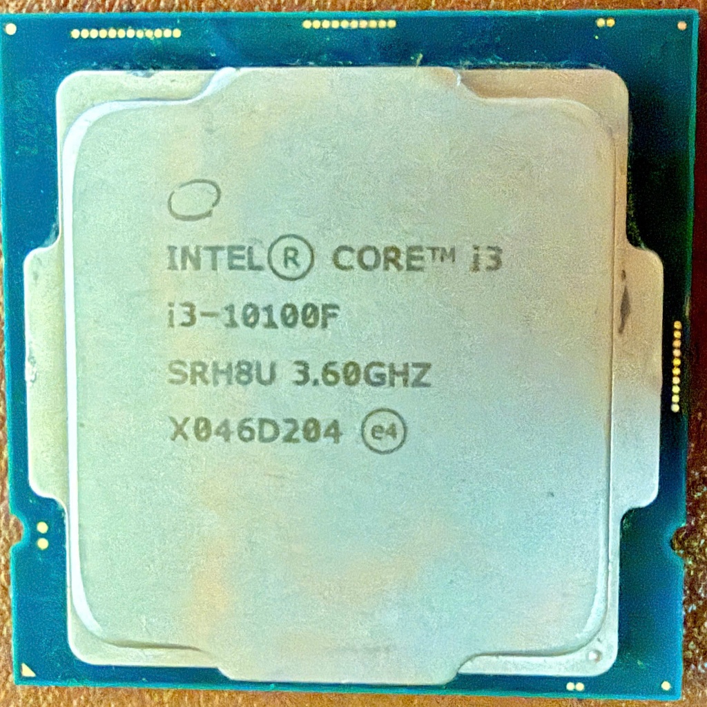 Bộ vi xử lý Intel Core i3-10100F là một CPU thế hệ thứ 10, hàng tháo máy bảo hành 3 tháng