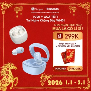  Tai Nghe Baseus Wm01 Tws Bluetooth 5.3 Không Dây Chống Thấm Nước Chống Ồn Và Phụ Kiện 