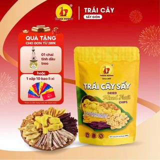  Trái cây sấy giòn thập cẩm 250g 200g 150g Thuận Hương - Hoa quả sấy khô Không Đường Giòn Ngon 