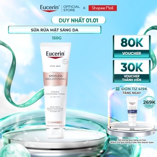  Sữa rửa mặt sáng da Eucerin Spotless Brightening Cleansing Foam 150g 