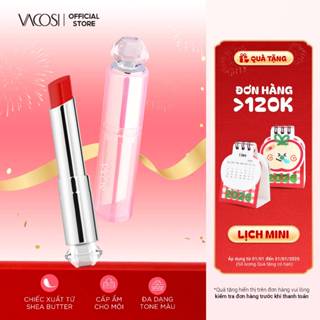  Son Dưỡng Ẩm Trang Điểm Tint Tự Nhiên VACOSI Natural Studio Color Lip Balm 10 màu 