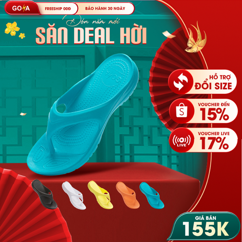 Dép Thể Thao Vhạy Bộ Goya Flip GF23 Full Màu Năm 2026 03 - Êm Ái, Thoáng Khí, Nảy Tốt