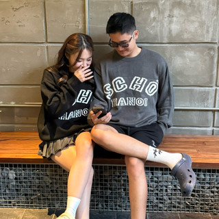  SCHÖ - Xmas Knit áo len dệt sợi hàn dày vừa chữ Schö Hanoi ba màu 