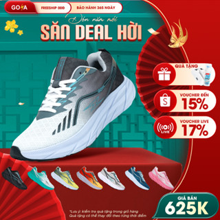   Sale Lẻ Size  Giày thể thao chạy bộ nam nữ Goya Plus năm 2025 - Siêu nhẹ Vải dệt 3 lớp thoáng khí 