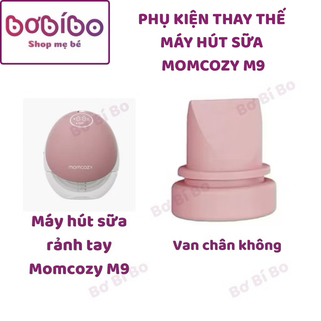 Van chân không máy hút sữa Momcozy M9- Phụ kiện nhập khẩu tương thích Máy hút sữa Momcozy M9